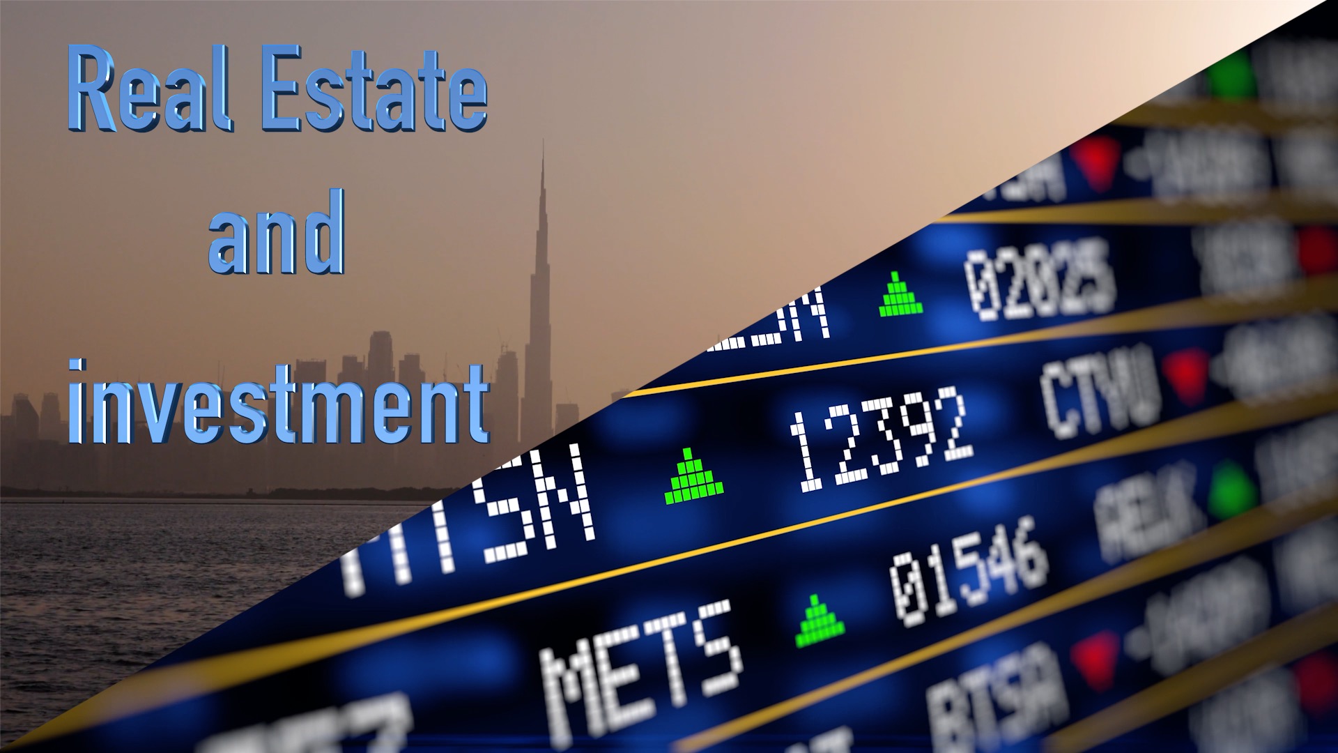 Real Estate and investment